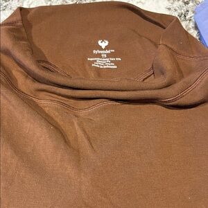 Sylvendel Women's Brown Leggings small tall size